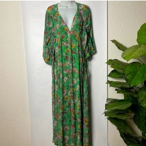 Free People Green Maxi Dress